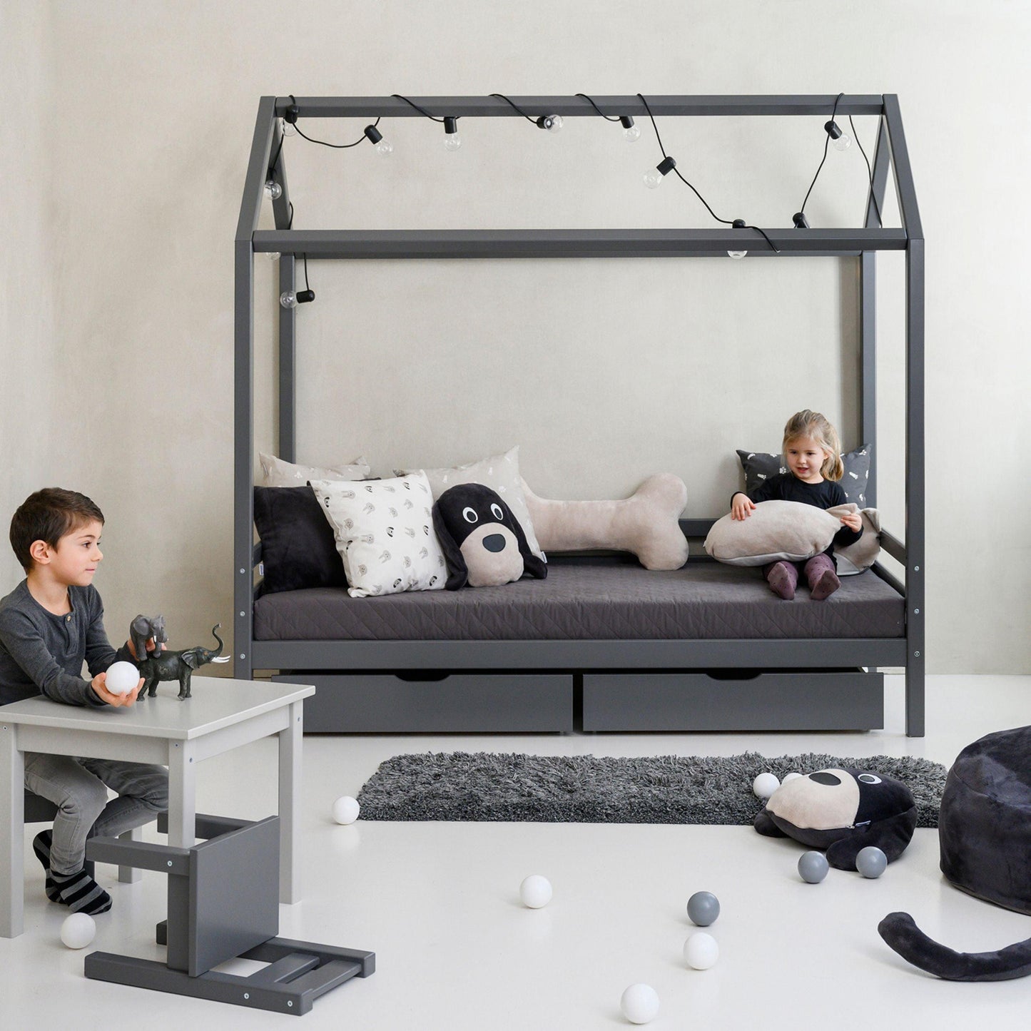 Hoppekids ECO Dream, House Bed, 90x200 cm