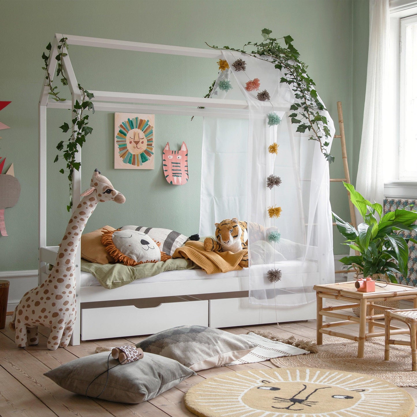 Hoppekids Mermaid Textile Set for House Bed