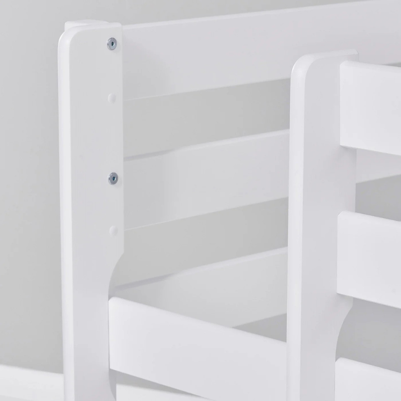Close-up of the ladder of Mid Sleeper, white.