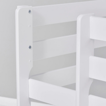 Close-up of the ladder of Mid Sleeper, white.