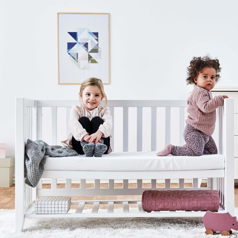 Hoppekids ANTON Baby Bed 60x120cm, White