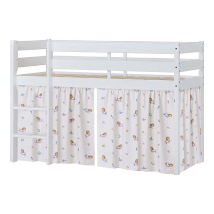Mermaid Half-High ECO Comfort Bed with Curtain