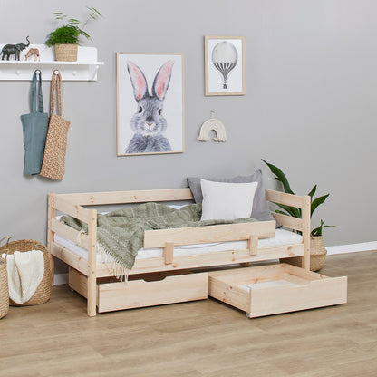 ECO Comfort Junior Bed 70x160 cm incl. Drawers and Guard Rail