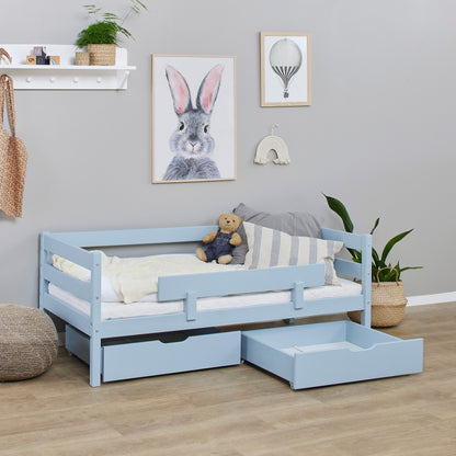 ECO Comfort Junior Bed 70x160 cm incl. Drawers and Guard Rail