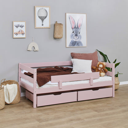 ECO Comfort Junior Bed 70x160 cm incl. Drawers and Guard Rail