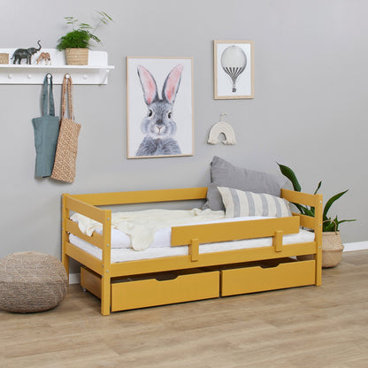 ECO Comfort Junior Bed 70x160 cm incl. Drawers and Guard Rail
