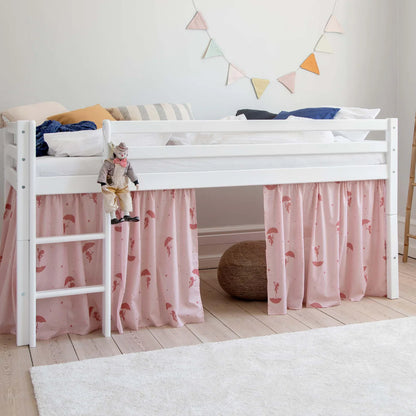 Hoppekids Eco Dream Mid Sleeper, 90x200cm, Solid Pine