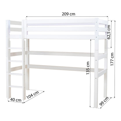 Hoppekids ECO Luxury High Bed, white