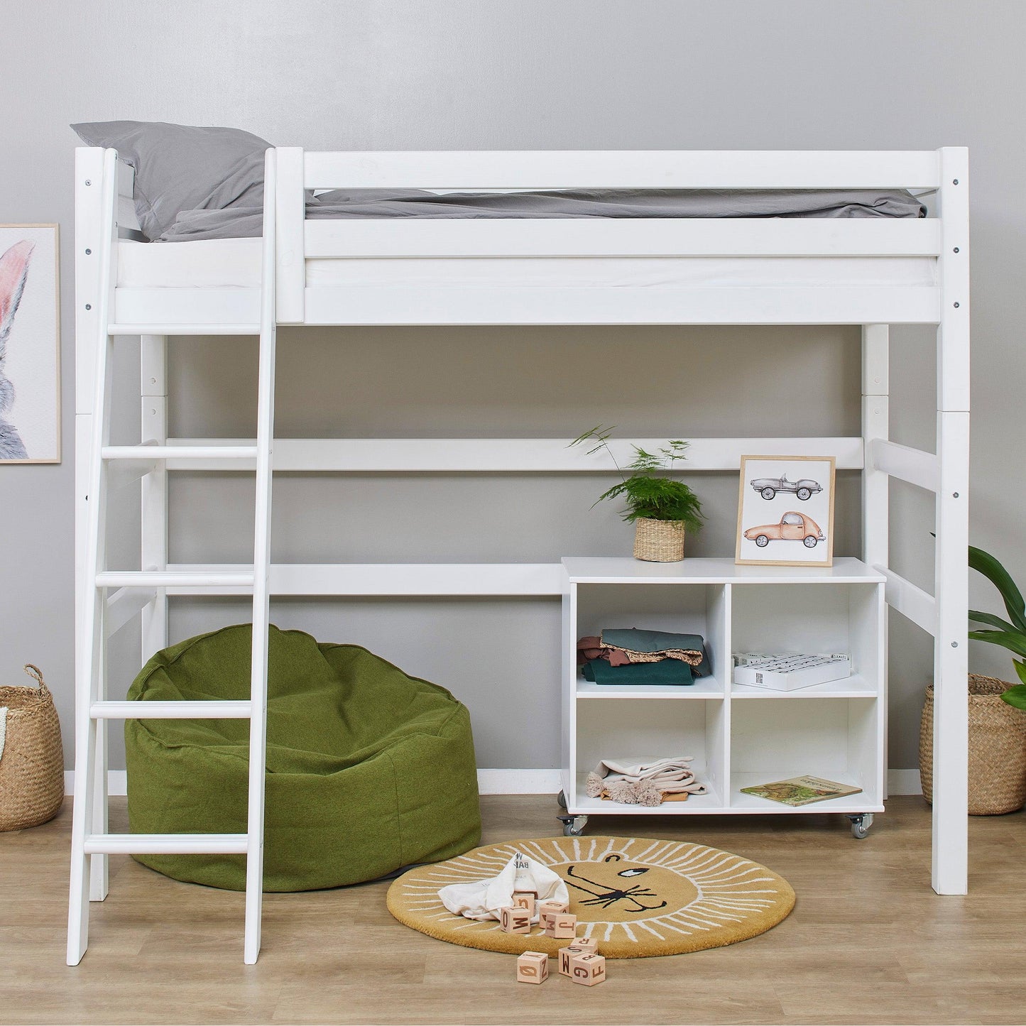 Hoppekids ECO Luxury High Bed, white