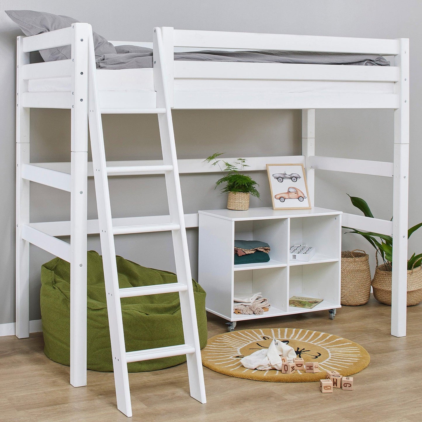Hoppekids ECO Luxury High Bed, white