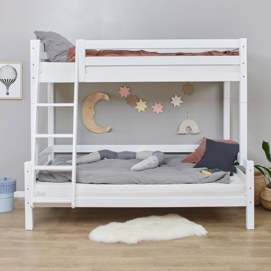 Hoppekids ECO Luxury Family bunk bed, White, Pine, 120x200 cm