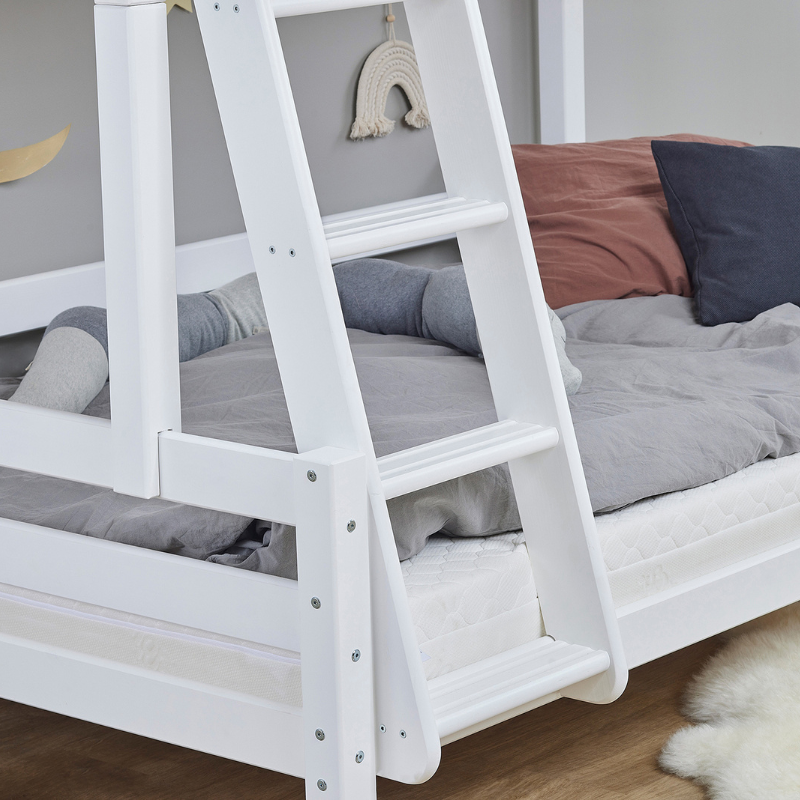 Hoppekids ECO Luxury Family bunk bed, White, Pine, 120x200 cm
