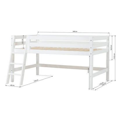 Hoppekids ECO Luxury, Mid Sleeper Bed