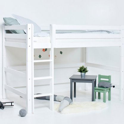 Hoppekids ECO Luxury High Sleeper 120x200cm – White