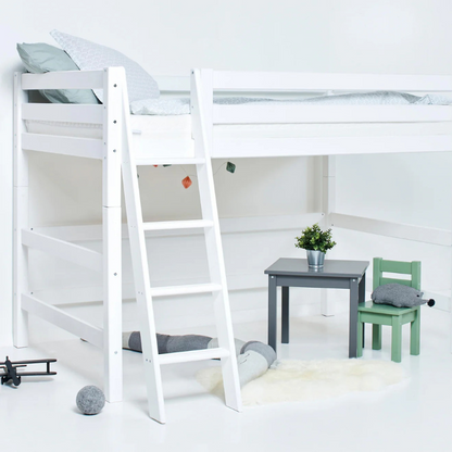 Hoppekids ECO Luxury High Sleeper 120x200cm – White