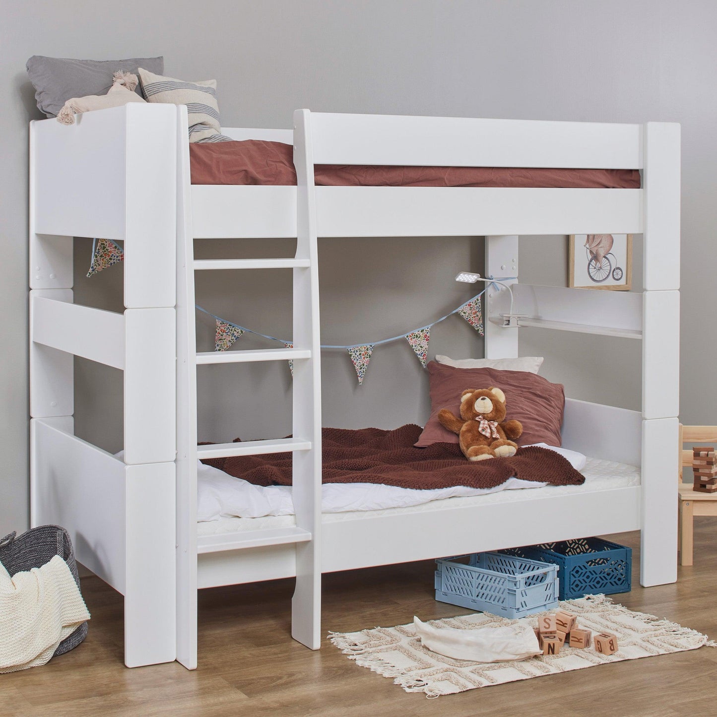 Hoppekids Steens For Kids Bunk bed, 90x200 cm, white